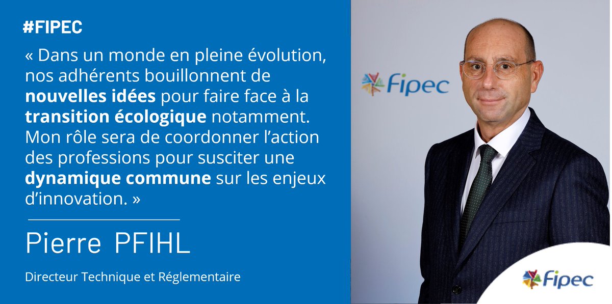 La_FIPEC's tweet photo. Nous avons le plaisir d’accueillir Pierre Pfihl qui assurera au sein de la #FIPEC le rôle de Directeur Technique et Réglementaire. Il apportera son expertise à nos adhérents dans le développement de leurs nouvelles offres. Bienvenue Pierre !
#chimie #nouveauxmarchés #innovation https://t.co/f8ZzR4kvzg