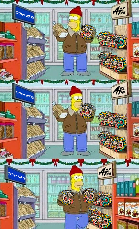 ArtTribe_NFT's tweet photo. When I do christmas shopping 🎄 #NFT #NFTCommunity https://t.co/uzmVZrZbOT
