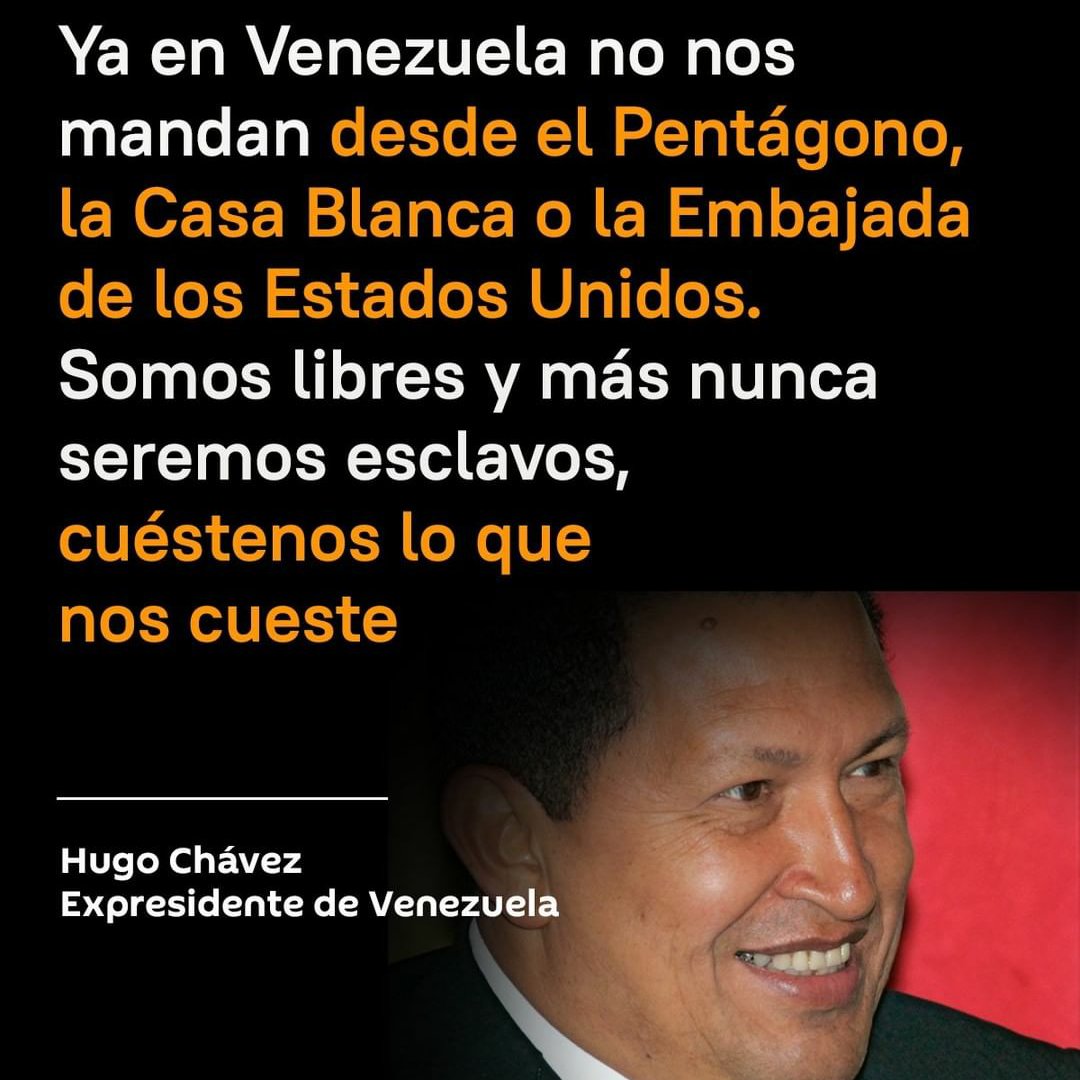 MarianaDelMar55's tweet photo. Afortunadamente, las ideas de Chávez siguen y continuarán vigentes 👏👏👏

#CubaVive 
#CubaViveEnSuHistoria 
#Venezuela https://t.co/TDdc7TH08R