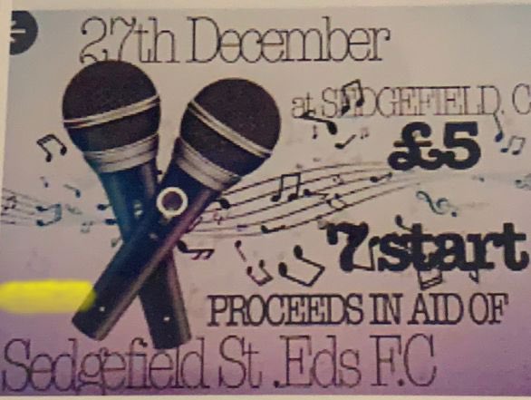 A night of Kareoke, drinks and plenty of laughter to raise money for the club. £5 a ticket at <a href="/Sedgefield_CC/">Sedgefield Cricket Club</a> on December 27th, all donations/tickets purchased will help with day to day running of the club. Inbox for info. Please RT <a href="/sedgefieldnews/">Sedgefield News</a> <a href="/SedgefieldLines/">Sedgefield Round Up</a> <a href="/SedgefieldTC/">Sedgefield TCouncil</a>