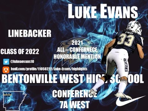 Honorable Mention All Conference 
<a href="/lukeaevans10/">Luke Evans</a>