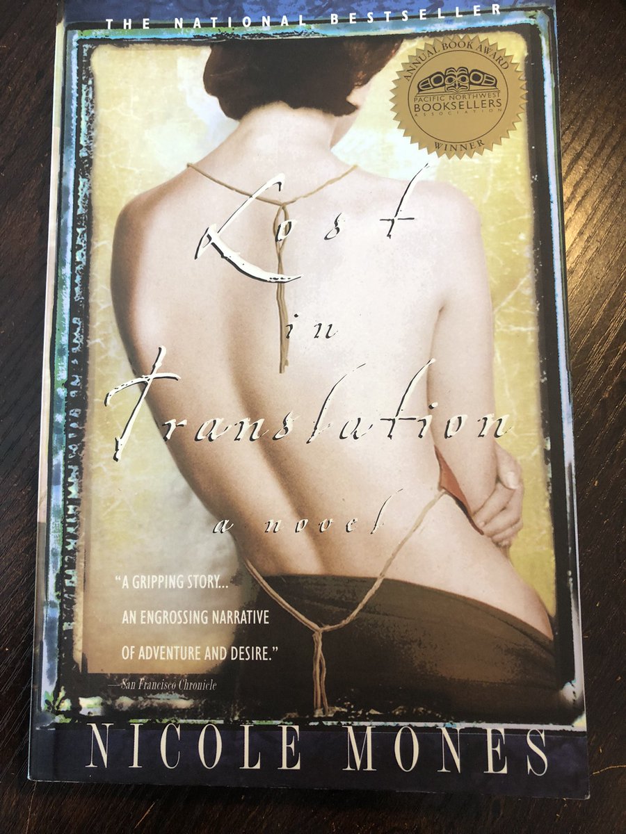 AmberAnnLogan's tweet photo. While doing some Xmas book shopping for family and friends I just HAPPENED to come across an autographed copy of LOST IN TRANSLATION by Nicole Mones. So of course I had to buy it. For myself. #NotMadeofStone
#amreading https://t.co/XFNRVjNPaj