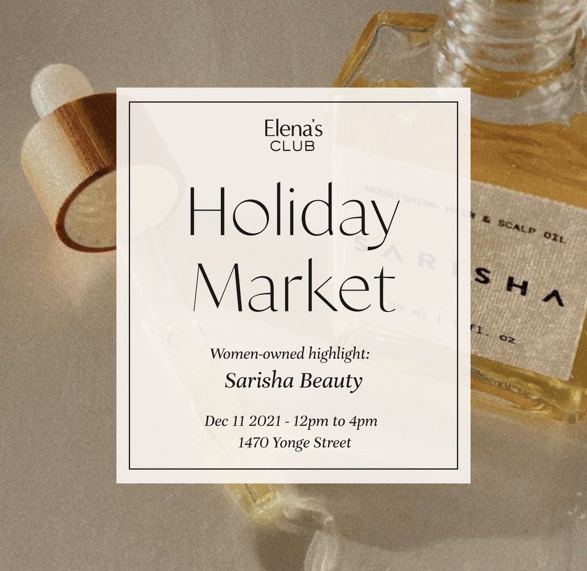 ElenasClub's tweet photo. SARISHA’s mission is to be a part of those bringing back ancient rituals helping others look &amp; feel their best. They realized that in the wellness &amp; beauty industry appropriation of BIPOC communities. SARISHA ensures that inclusiveness is part of their DNA
https://t.co/0hnBTGxJB7 https://t.co/kY4mkgPlL6