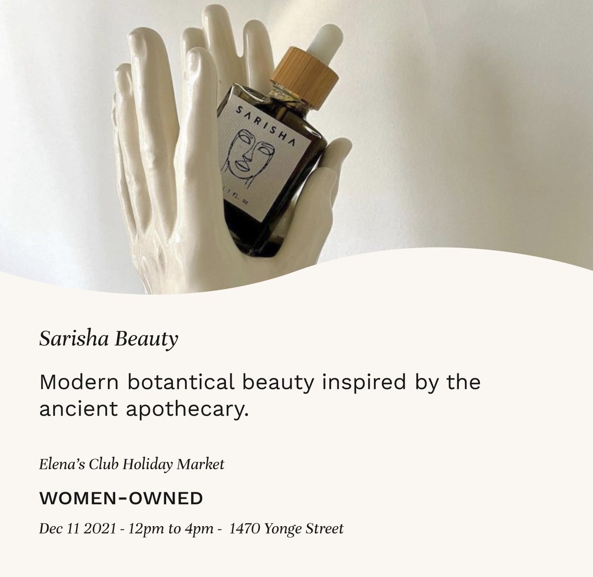 ElenasClub's tweet photo. SARISHA’s mission is to be a part of those bringing back ancient rituals helping others look &amp; feel their best. They realized that in the wellness &amp; beauty industry appropriation of BIPOC communities. SARISHA ensures that inclusiveness is part of their DNA
https://t.co/0hnBTGxJB7 https://t.co/kY4mkgPlL6