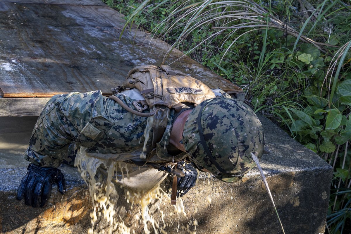 USNavy's tweet photo. It doesn't matter where, #SeabeesCanDo! 🌊 🐝
#Seabees assigned to #NMCB5 participate in the Basic Jungle Skills Course at the Jungle Warfare Training Center in Okinawa, Japan.
NMCB-5 is deployed to the @US7thFleet in supporting of a #FreeAndOpenIndoPacific https://t.co/rH4CaAIIFs