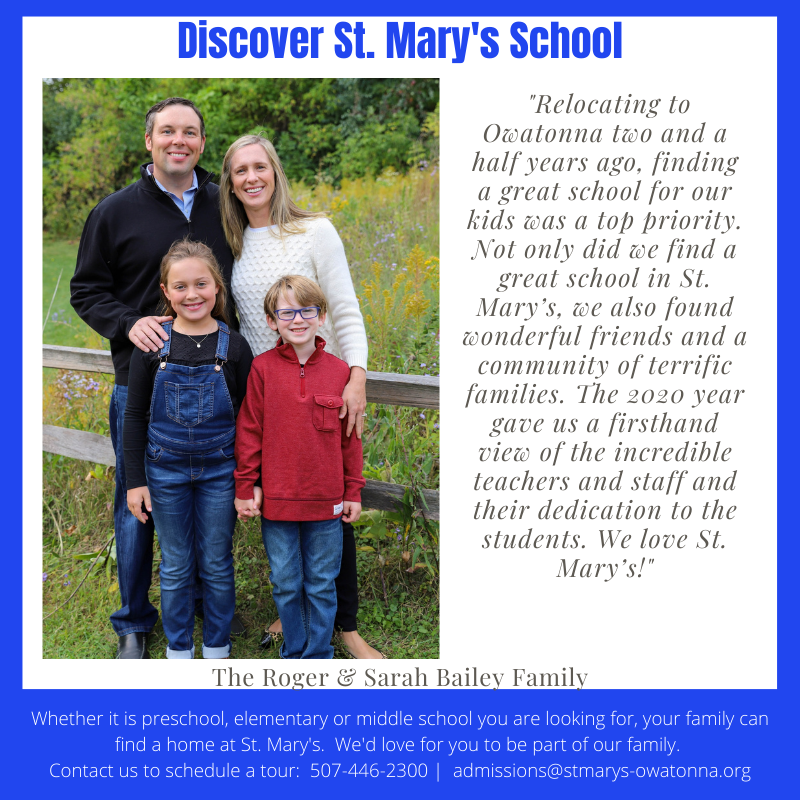 Saint_Marys's tweet photo. More great family testimonials! https://t.co/0yO76ukoQ1