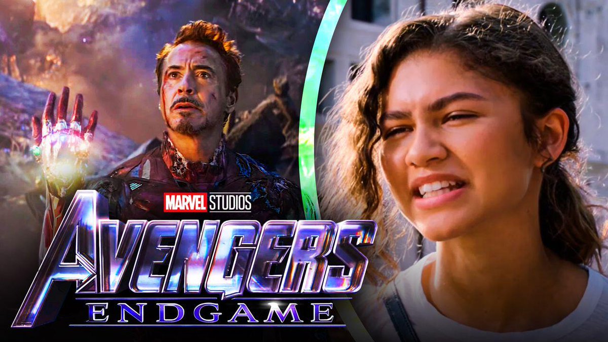 MCU_Direct's tweet photo. Zendaya says that she wishes Tom Holland didn't spoil Tony Stark's #AvengersEndgame death for her: "I wish I didn't know about Iron Man before..." Full quote: https://t.co/5EoWX6eGCU https://t.co/DirqfgD985