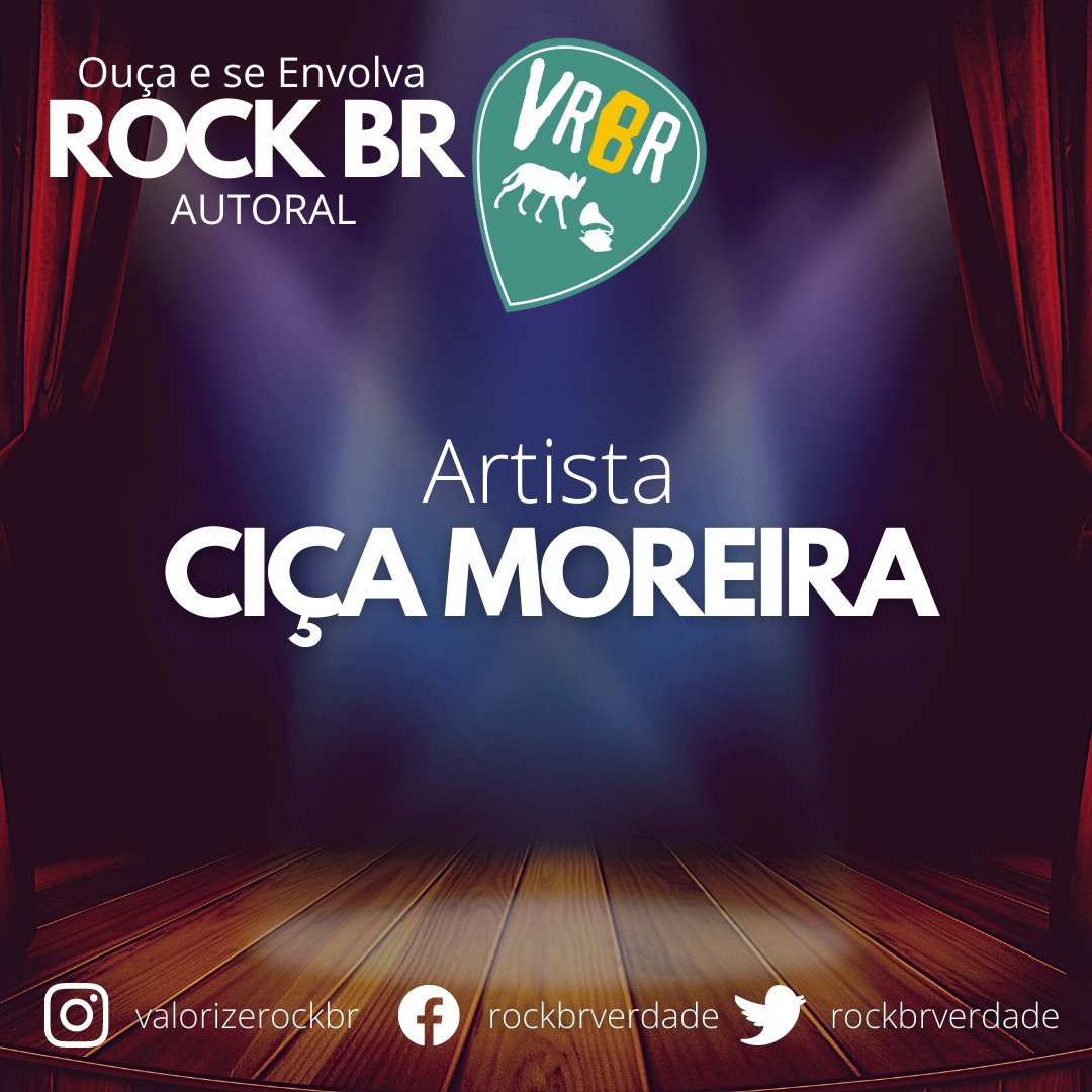 A dica de hoje é a cantora Ciça Moreira com o som Não vou Voltar" Sonzeira!🤘

Ouça acessando nosso site clicando na playlist VRBR! valorizerockbr.com.br! 
No Insta, acesse pela bio!

Insta: @cicamoreiradorock

#rockautoral
#rockbr
#dicasvrbr