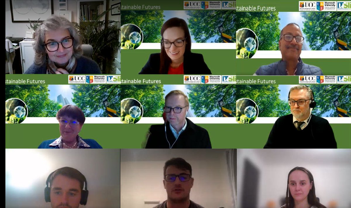 margueritenyhan's tweet photo. Delighted to welcome an outstanding student cohort to our new online @SustFutures2021 PG Cert/Masters in Sustainability in Enterprise!

Our programme is taught by leading sustainability experts at @UCC @MU_Business @EnvSc_ITSligo @John_G_Cullen @felucy64 @Sand_traps Subhasis Ray https://t.co/znKIJcNQar