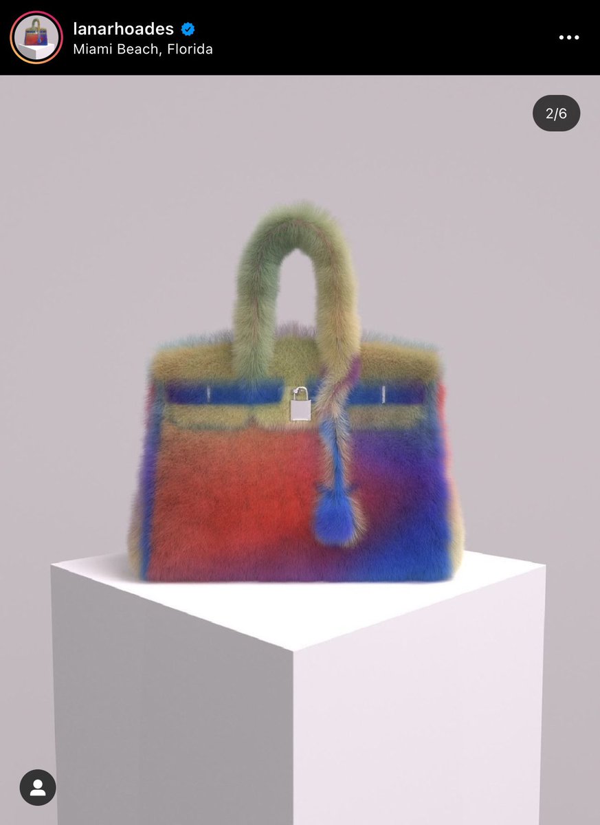 MetaBirkins's tweet image. Do as @LanaRhoades does: 

• Change your Profile Photo to your favorite #MetaBirkin
• Follow @metabirkins and @masonrothschild 
• Like and Share this post
• Tag three friends who have diamonds hands to hold #MetaBirkins 

#NotYourMothersBirkin #MintAMetaBirkinHoldAMetaBirkin