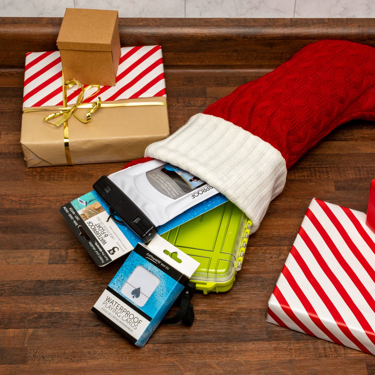 'Tis the season for stocking stuffers! Gifts for everywhere you go without breaking the bank.

#gifts #holidays #holidayshopping #christmaspresent #present #stocking #stockingstuffers #phonedrybag #drybox #beverageholderstake #waterproofplayingcards #geckobrands #everywhereyougo