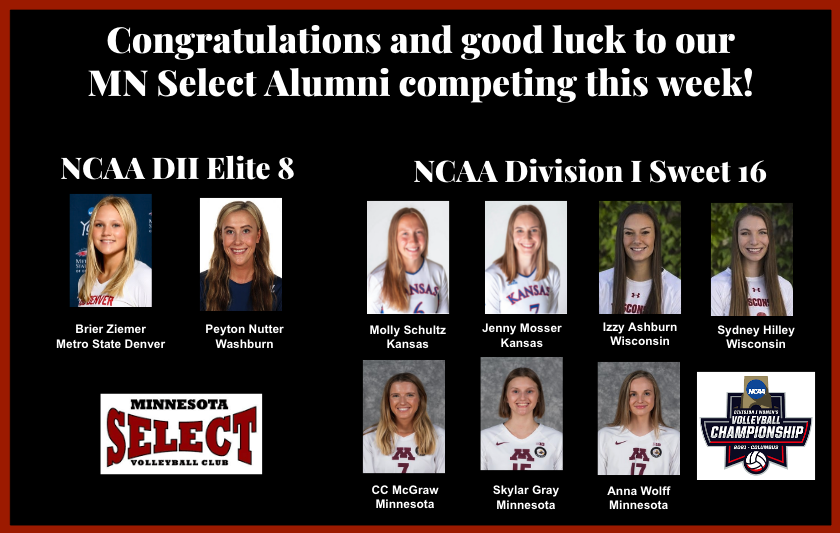 MNSelect's tweet photo. Congratulations and good luck to our MN Select Alumni competing this week! https://t.co/P2MLS98NlP