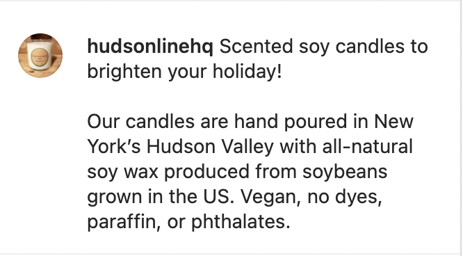 HudsonLineHQ's tweet photo. Get scented soy candles for the holidays at https://t.co/WTXtUc0uUe #soycandles https://t.co/nc4KeSUWE0