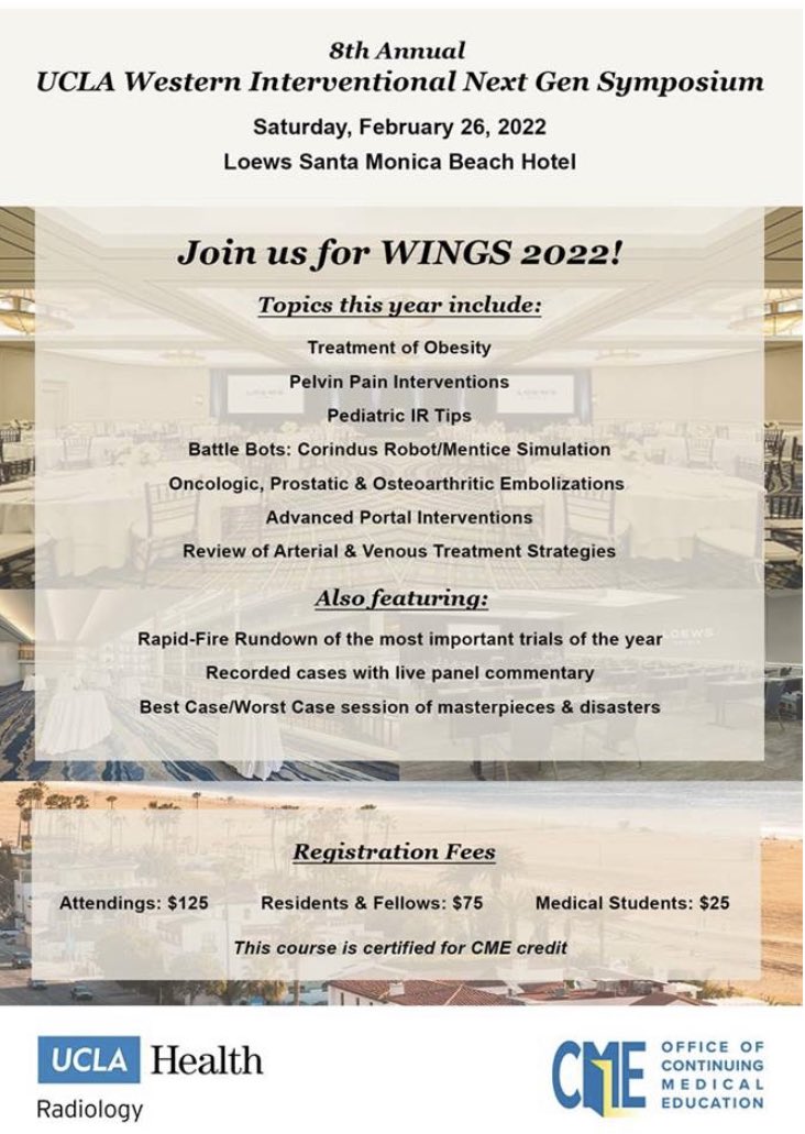 John Moriarty (@jonnymoriarty) on Twitter photo WINGS 2022, back at Loews on the beach in Santa Monica, for the best in IR education <a href="/uclaVIR/">UCLA IR</a> <a href="/AdamPlotnik/">Adam Plotnik MD FSIR</a> <a href="/SidpadiaIR/">Sid Padia</a> <a href="/pryce227/">Justin McWilliams</a> <a href="/msran124/">Mona Ranade</a> <a href="/medravi/">Ravi Srinivasa</a> <a href="/JessieStewartMD/">Jessie Stewart</a> <a href="/FrankHaoMD/">Frank Hao, MD</a> WINGS 2022, back at Loews on the beach in Santa Monica, for the best in IR education <a href="/uclaVIR/">UCLA IR</a> <a href="/AdamPlotnik/">Adam Plotnik MD FSIR</a> <a href="/SidpadiaIR/">Sid Padia</a> <a href="/pryce227/">Justin McWilliams</a> <a href="/msran124/">Mona Ranade</a> <a href="/medravi/">Ravi Srinivasa</a> <a href="/JessieStewartMD/">Jessie Stewart</a> <a href="/FrankHaoMD/">Frank Hao, MD</a>