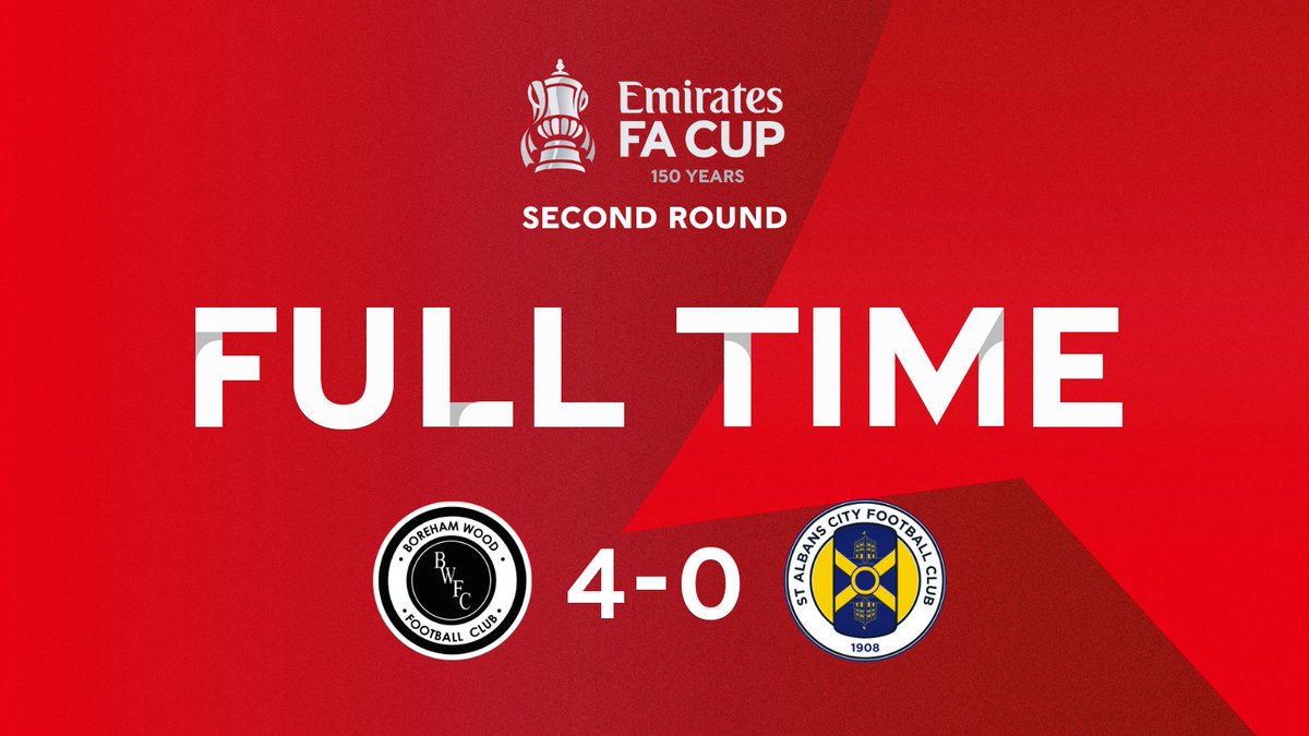 ⏱ 𝐅𝐔𝐋𝐋 𝐓𝐈𝐌𝐄

A record attendance and a record win!!!

See you in January <a href="/AFCWimbledon/">AFC Wimbledon</a> 👀

🪵 4-0 🟡

#WeAreTheWood