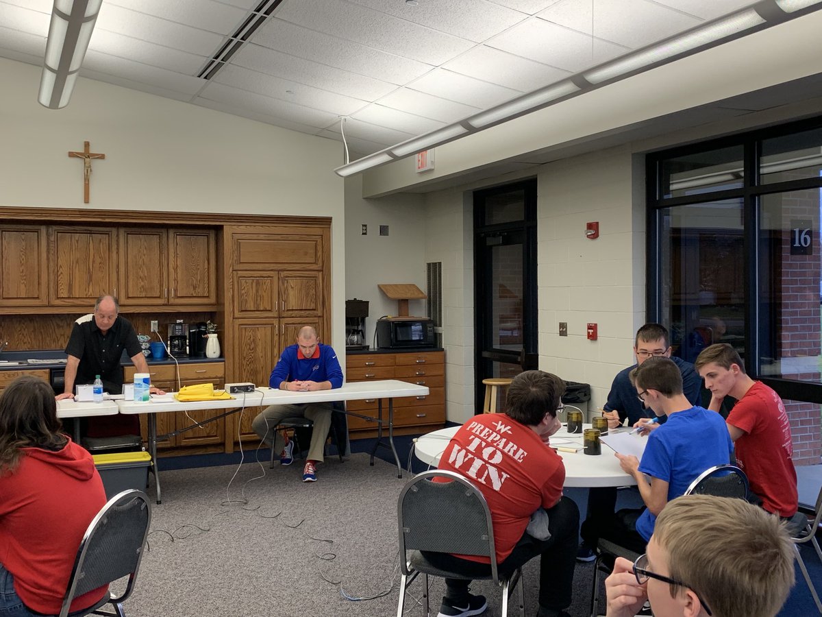 Good luck to the WHS academic team as they compete for a championship tonight.