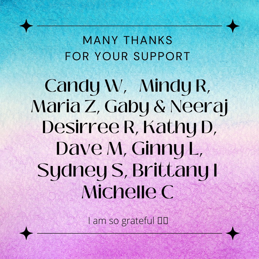bambo9585's tweet photo. Happy Monday! I am so grateful to these people for becoming a part of my author community by preordering my book. Your support means so much to me. Thank YOU!!
#cancersurvivor #newdegreepress #irun4life #breastcancer #author #persevere #lymphedemawarrior #faithoverfear #hope https://t.co/rDDAVMZQt1