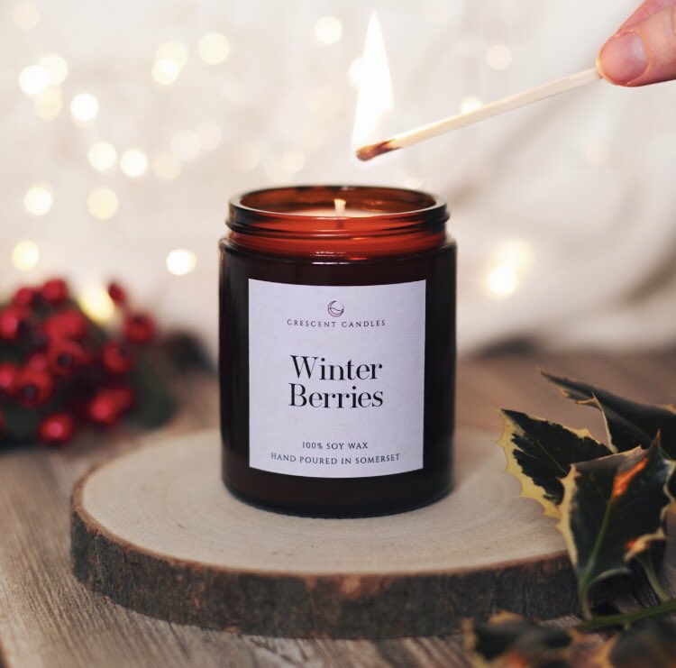 Winter Berries is our exclusive Christmas candle! This 100% soy candle makes a perfect gift 🎁🎄🎅🏼 #Christmas2021 #Somerset #Candle #ChristmasGiftIdeas #handmadechristmas