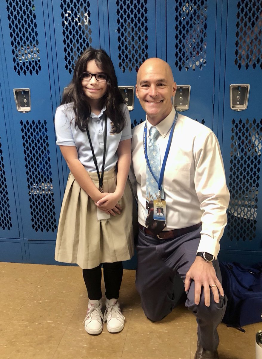 ⁦<a href="/merrolhydehawks/">Merrol Hyde Magnet</a>⁩ Natalie is all smiles as she works alongside Mr. Frank as “Principal for a day”.