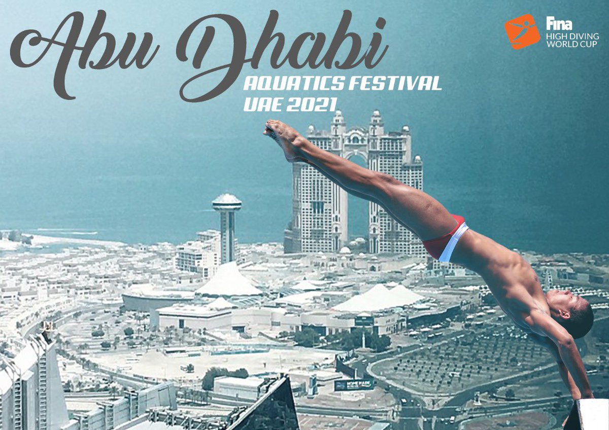 Captain__Aqua's tweet photo. Abu Dhabi (#UAE) &amp; #FINA will soon welcome world’s best aquatics athletes Dec 16-21 for 15th edition of the FINA 25M World Swimming Championship alongside 1st ever Aquatic Festival featuring 3 more FINA disciplines (diving, high diving and open water).  What an end to 2021! https://t.co/f9bbhpmbKc