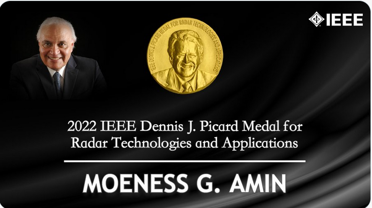 NovaEngineer's tweet photo. Congrats to Dr. Moeness Amin on his receipt of the 2022 Dennis Picard Medal in Radar Technologies and Applications from the @IEEEAwards, given for outstanding accomplishments in advancing the fields of radar technologies and their applications. #NovaEngineer https://t.co/b7lnw37OVS