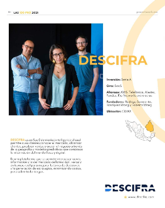 AVM_Mex's tweet photo. #StartupWorld🌎 ¡Felicitamos a @MasterZenda y @DESCIFRA por ser seleccionadas dentro de las startups más prometedoras de México y Latinoamérica!💥 #100PRO @pronetworkmx 👇🏻 #PortafolioAVFII🚀
https://t.co/r0FwBKFQup https://t.co/kaG3YS8xlF