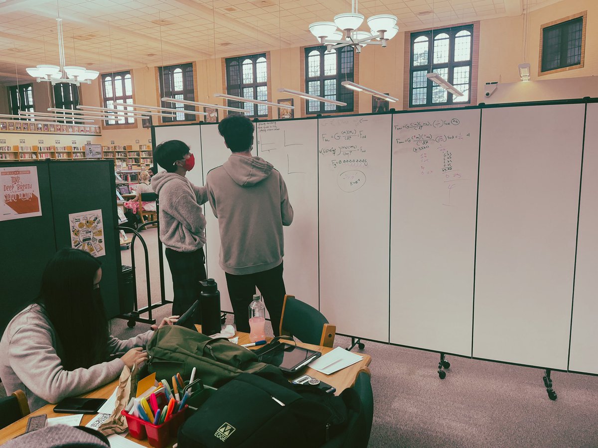 GWHS_Library's tweet image. Finish Strong Week at the library! Students reserve group study rooms &amp;amp; enjoy pizza/coffee as they prepare for finals. Teachers available for tutoring! Extended hours until 6pm! @GWHilltoppers @GlenbardDist87