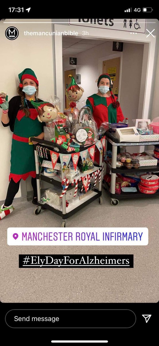 🥳🌹💗Elf Day for Alzheimers # 🌹🌹Ward 5 have organised an amazing day with many supporter’s donations and charity. Thank you so much Kerrie and Liz for working hard to make this day very special.🥰💕❤️👏👏