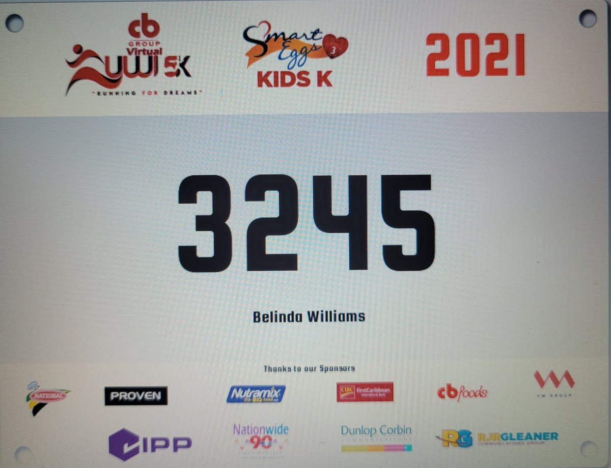 belwill1989's tweet photo. Done and done! #UWI5K #CBUWI5K #SupportingDreams Done ✔ 👌 👏
@weareproven Team @UWImona https://t.co/8GD0lhuKKp