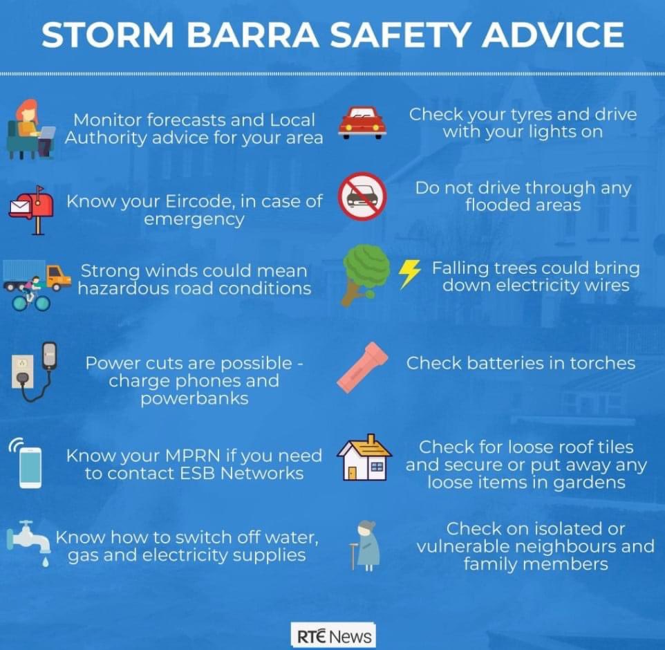 ‼️ Due to the Status Red weather alert, in the interest of safety for our staff and customers we have made the decision that all Agri stores including Kanturk, Cullen, Fealebridge &amp; Newtownsandes will remain closed tomorrow Tuesday, Dec 7th! Stay Safe. ‼️

#StormBarra #staysafe