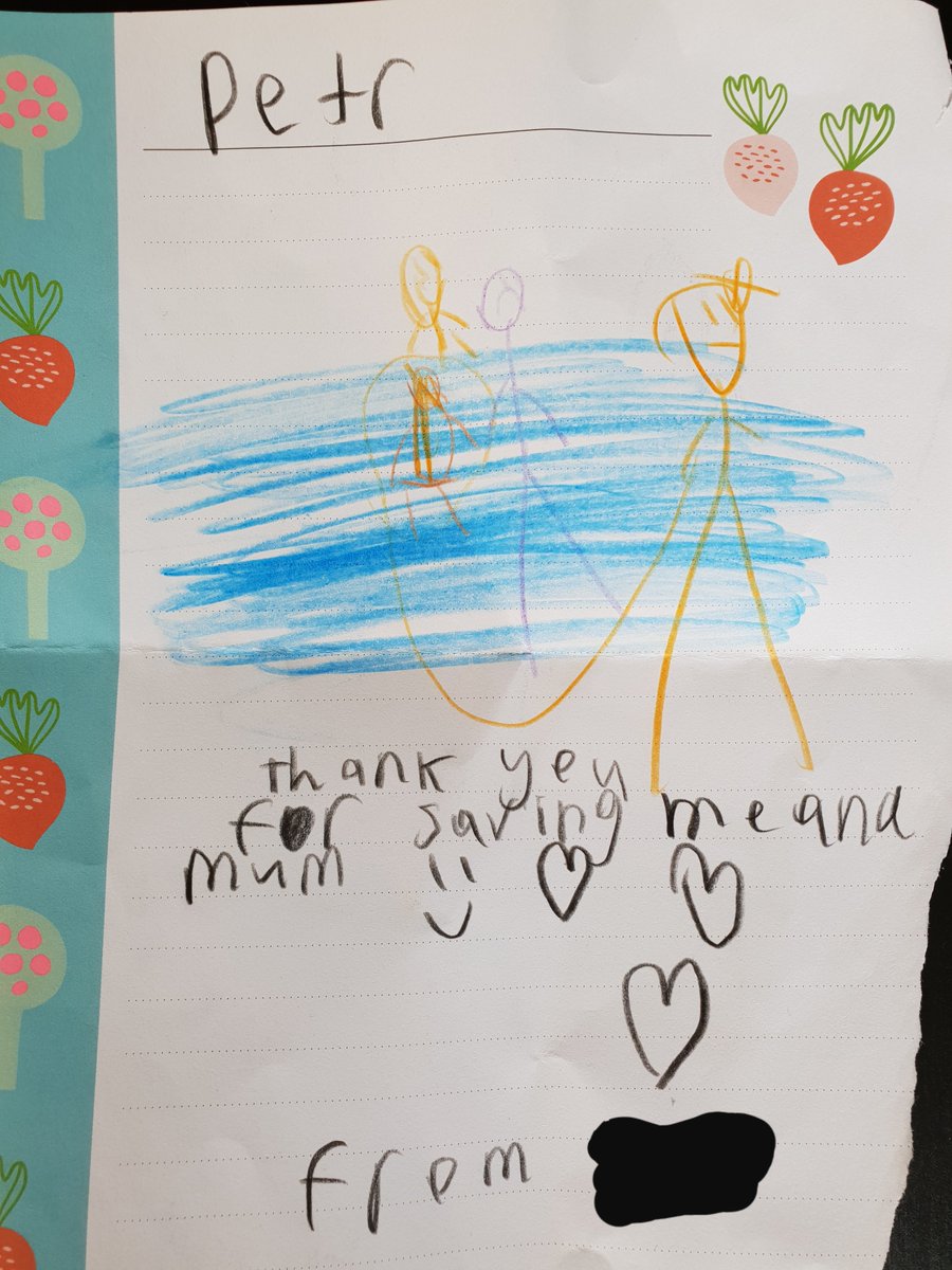 Just received the sweetest letter from a lovely boy who had a bit of an accident in a big river. Stay safe everyone in this very wet season! 💙