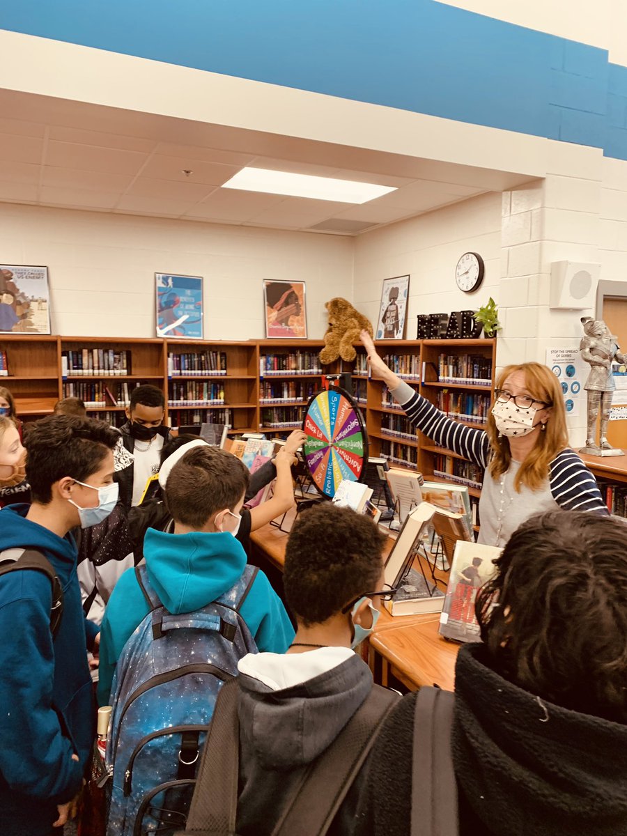 Thank you <a href="/BAM_Library/">BAM MS Library</a> for always finding creative ways to keep our <a href="/BAM_MS_Official/">Brambleton Middle</a> students engaged with reading! 📚