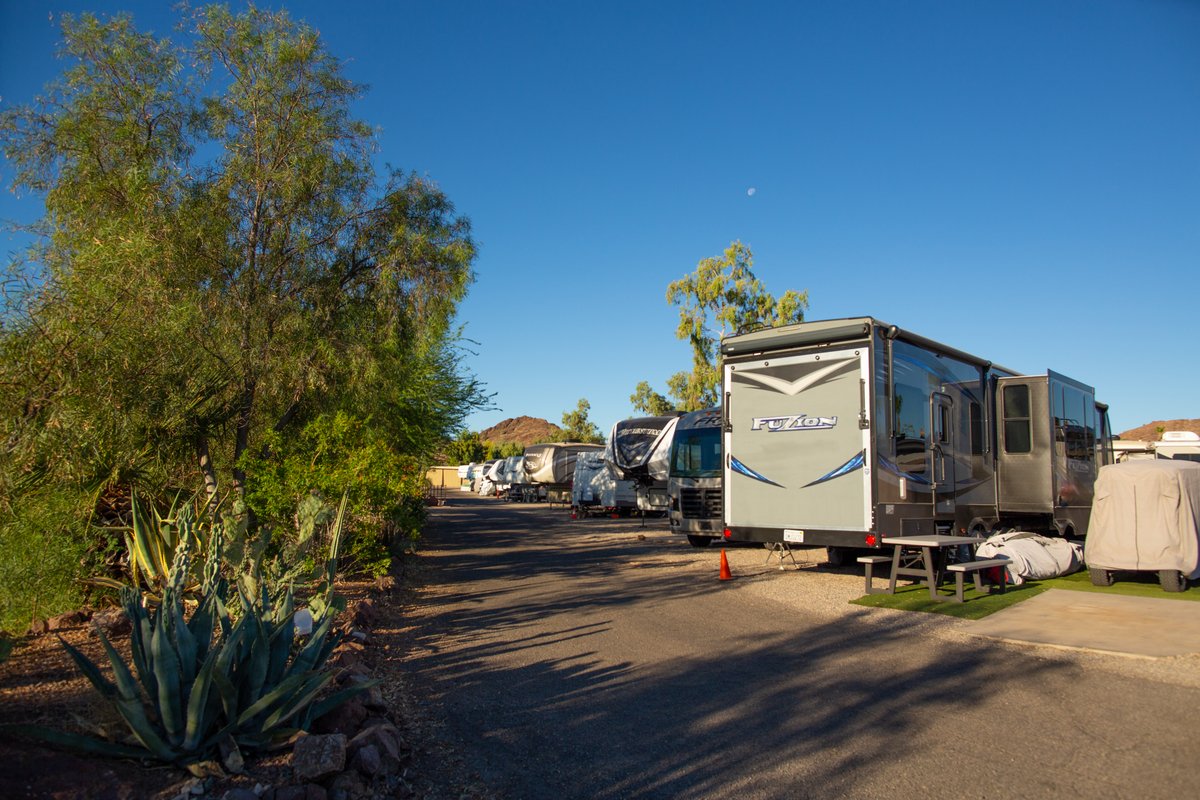 HavasuSprings's tweet photo. Planning for your #WinterGetaway? 👀
...May we throw in a suggestion: RV Camping? ⛺️🔦

Everything you need to enjoy sunshine to the fullest is waiting for you at the Havasu Springs RV ark! 👉 Email reservations@havasusprings.com for bookings. https://t.co/sxVOLrrgP6