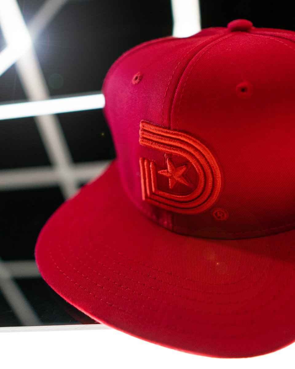 TripleDgear's tweet photo. The Rich Red is the newest release from our Tonal Drip Collection, this cap  includes an embroidered Pegasus wing on the left side panel with a retro Triple D square box logo on the back. 

#DDD #TripleD #DirtyDirtyD https://t.co/P1FZafhaqn