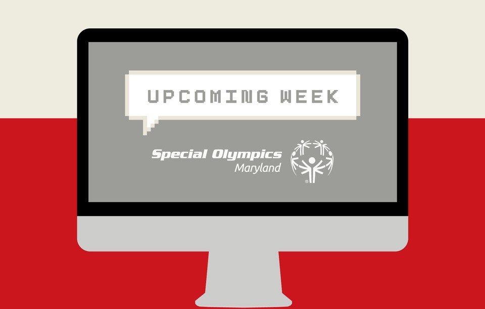 SpOlympicsMD's tweet photo. This #UpcomingWeek is the last week to log workouts for the UCS MOVE Challenge! Finish strong, and get in those last workouts before Monday! Check out the full upcoming week of virtual and in-person activities by using the link below! https://t.co/gSl1ELpnvd https://t.co/Yj2dk0AGxN