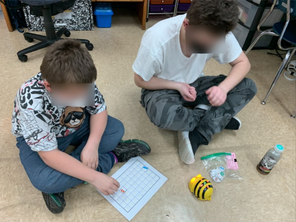 MissBoccella's tweet photo. Room 17 was introduced to #BeeBots for the first time ever in technology class! Heard comments like, "Look at what my bee is doing Miss Boccella" and "When can we do this again?" Can't wait to keep the fun going throughout the week!ππ #technologyfun https://t.co/IWhYvdxPje