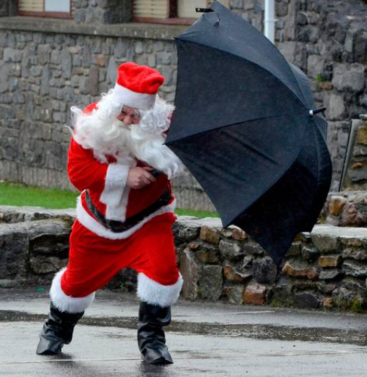 More bad weather is coming. Storm Barra is forecast tomorrow (Tuesday) so we have decided to postpone the Sleigh run that was scheduled for  Tuesday the 7th, until Wednesday 8th. All times remain the same.