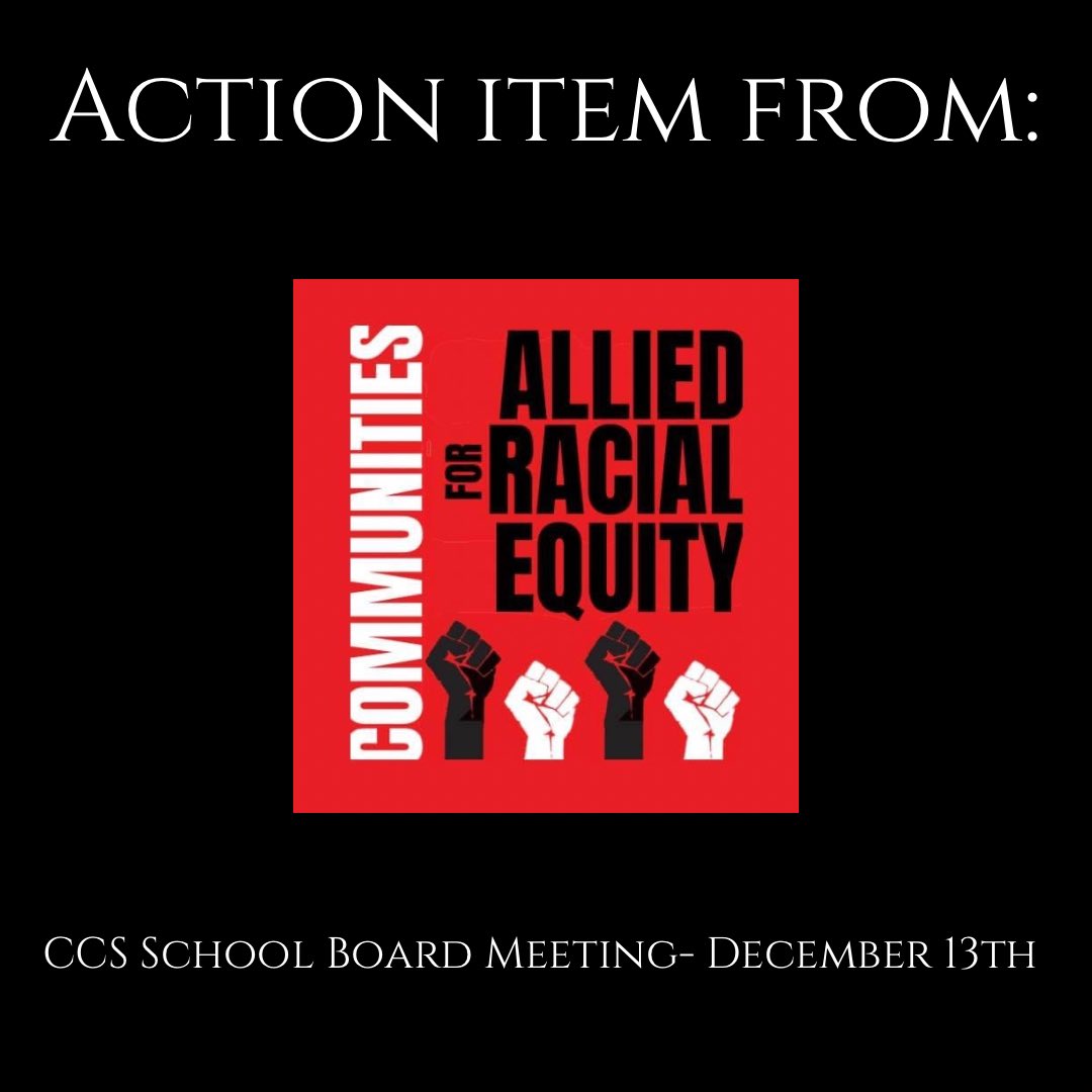 Communities Allied for Racial Equity tweet media