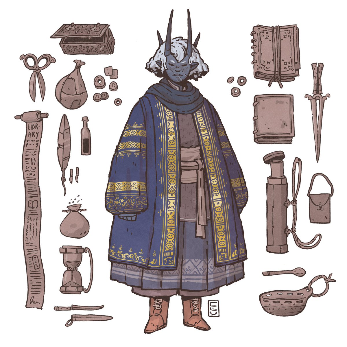 thebadbucket's tweet image. a few older commissioned characters. costuming is fun