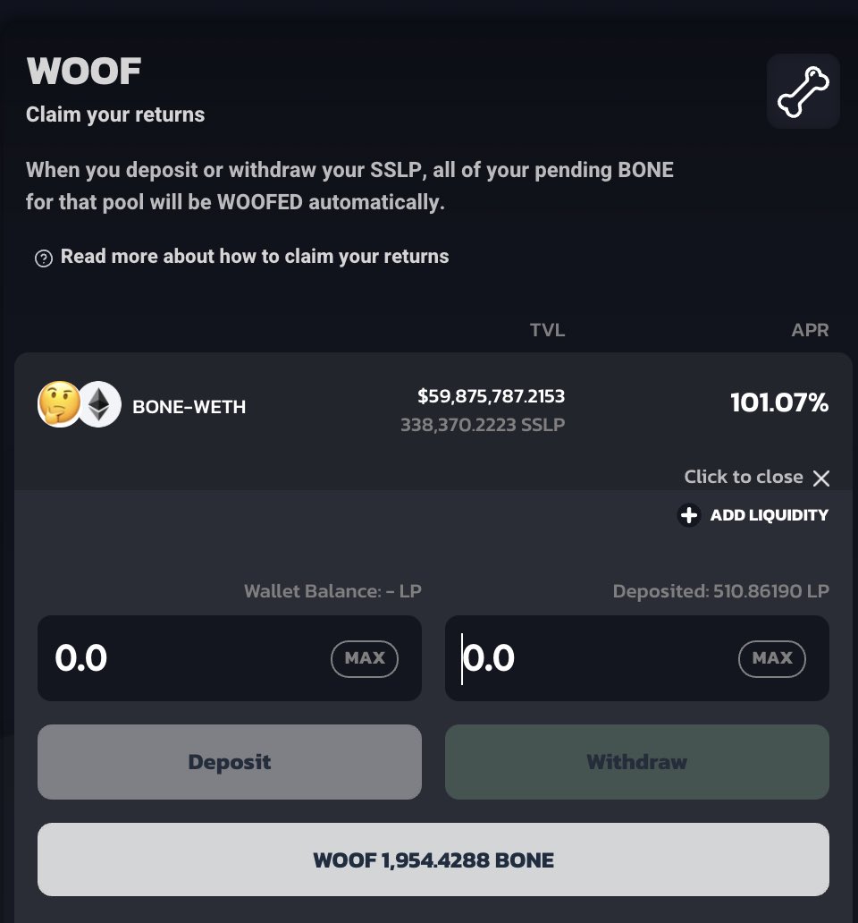 Shibaswapjp's tweet photo. 本日のWOOF💰

昨日の7時に1800枚　現在、1954枚なので154枚のBONE🦴を獲得

今日のレートは1.76ドルなので3万円ほどですね！

APRは101.07% ちょうど1か月後に半年ロック解禁

#SHIB #SHIBASWAP  #SHIBARMY #BONE  #WOOF https://t.co/d7SgyE09QK
