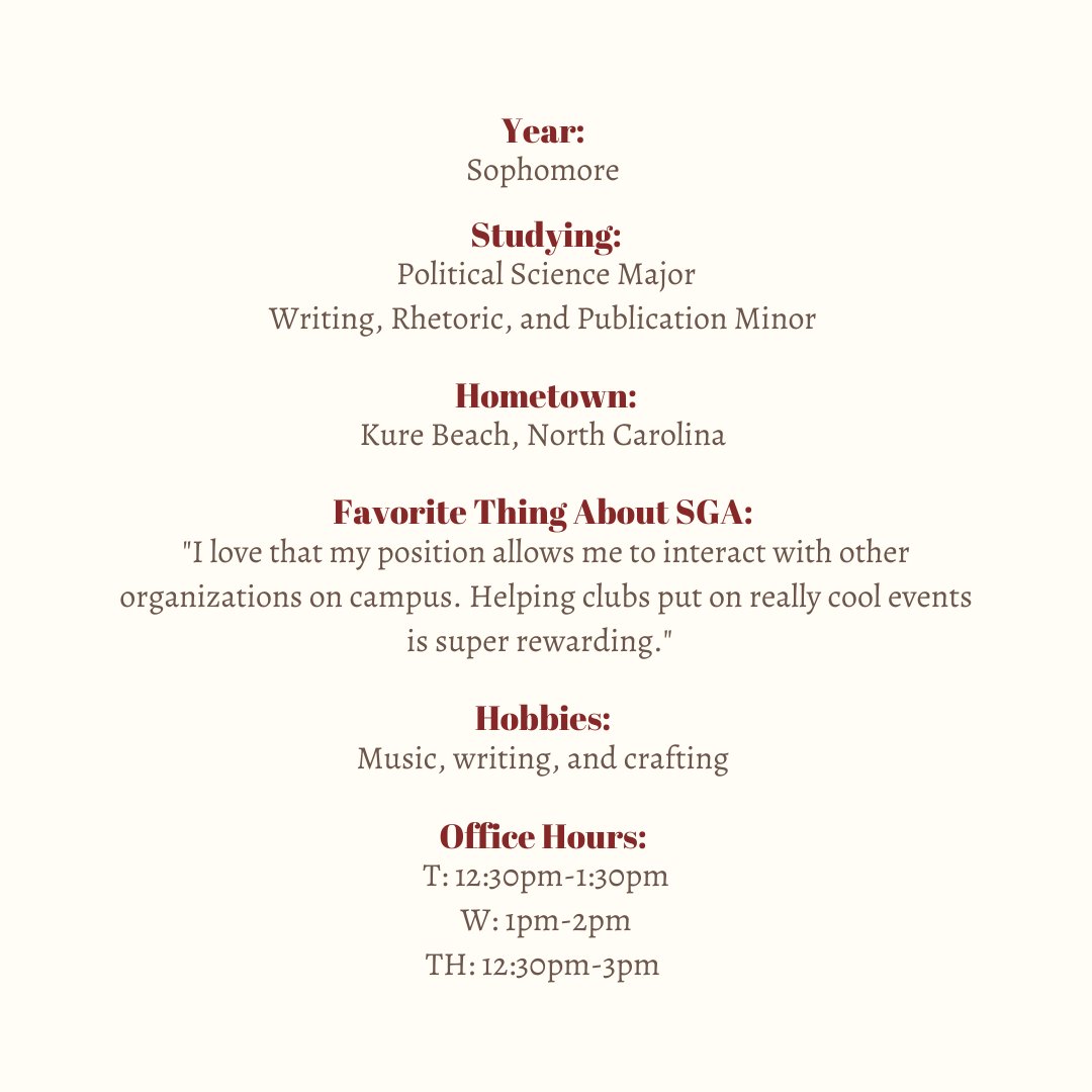 Meet our student body treasurer Sydney Maguire!