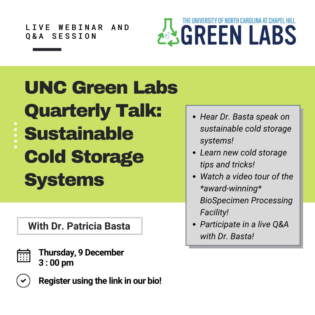 UNC Green Labs tweet media