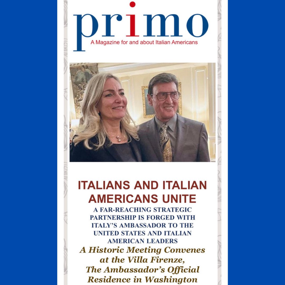 KnowColumbus's tweet photo. Leaders from Italian America, led by Hon. Basil Russo of COPOMIAO, met with Italy’s ambassador to the United States, Ambassador Mariangela Zappia. Among the topics discussed was the preservation of #columbusday  and #columbus statues. Read the article at https://t.co/Tof7P9REFq https://t.co/ZNT5gXiOTN