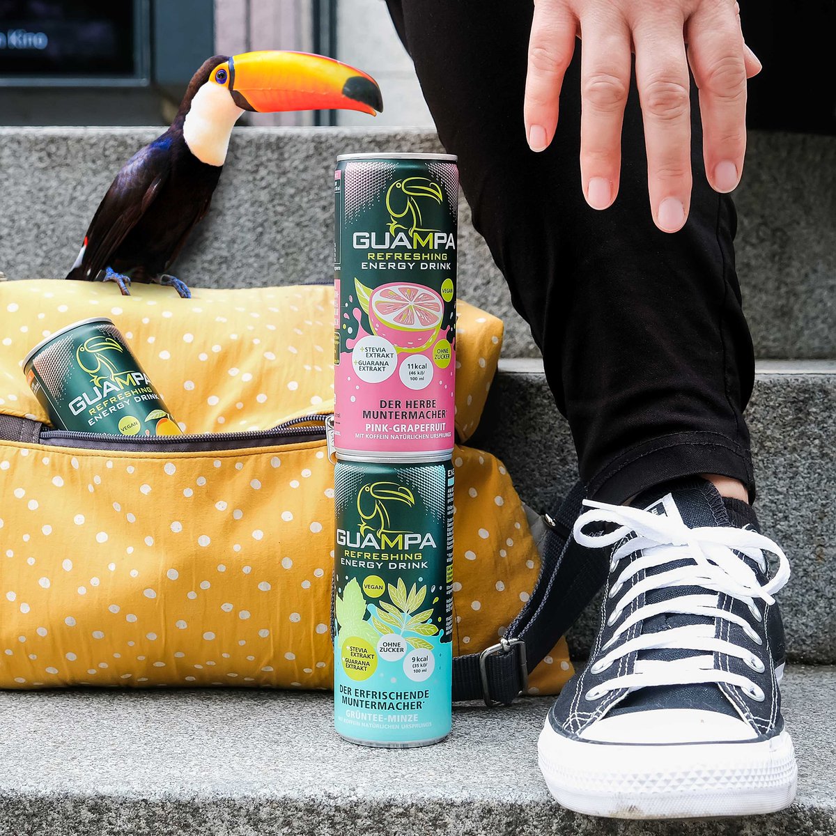 GUAMPAEnergy's tweet photo. 💚Loving the Toucan Vibes! 
YES, TOUCAN! 

#nürnberg #nürnberg_de #franken #bayern #nürnbergcity #toucan #goodvibes #goodvibesonly #tropical #yestoucan #energy #energydrink #guampaenergy #guampa #orangemango #pinkgrapefruit #grüntee #minze https://t.co/f5h5Ah5HNl