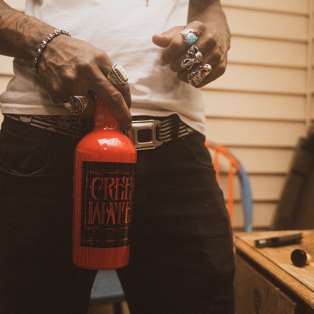 Creek Water Cinnamon's hot, I had to stop, drop, roll...🎶🥃⚡