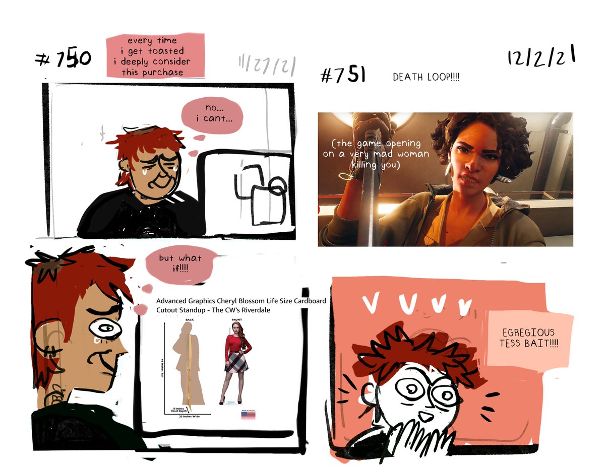 DAILY COMICS!!!!! for almost every day!!! for at least lot of days. a good chunk of the days for sure. here's another batch lol