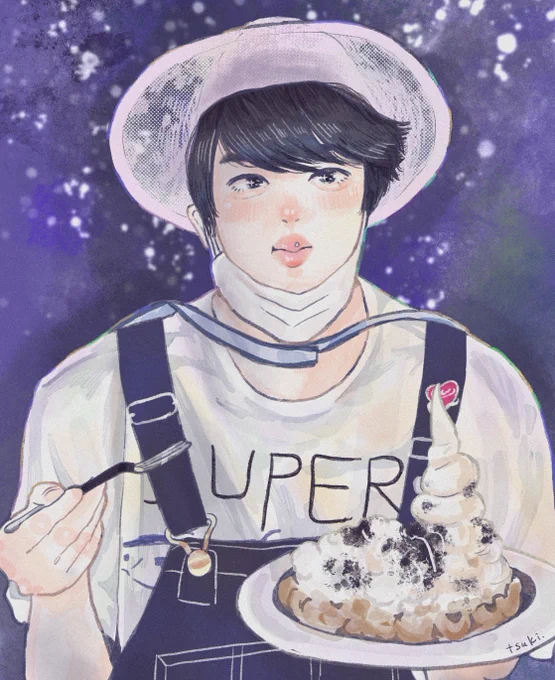 🍦🐹
#btsfanart
#JIN 