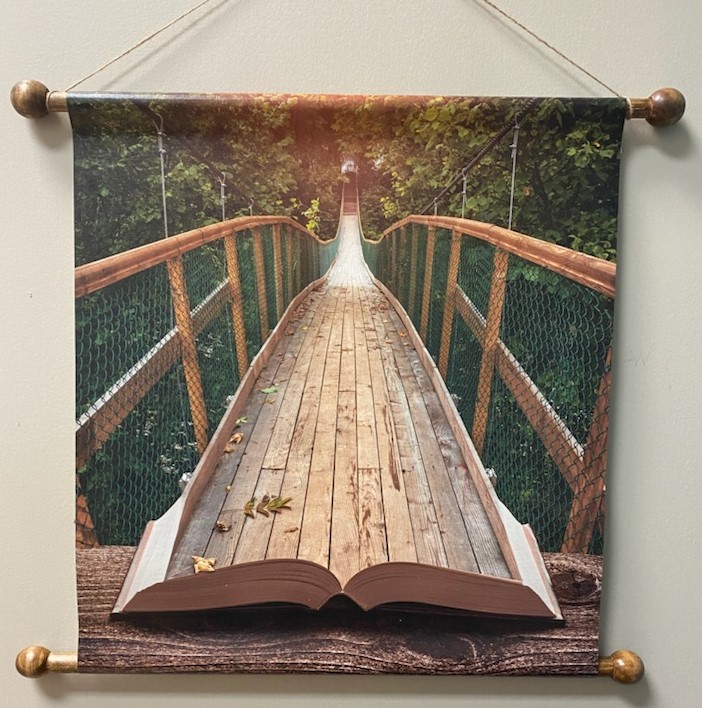 Copy Works-our new gift idea. CUSTOM CANVAS SCROLLS-your picture and/or words   Scroll up your favorite family pic,pet,vacation pic, wedding, inspirational,flowers,poems and so much more. Let our designers create that very heart warming gift for you.   403-504-0011 for more info