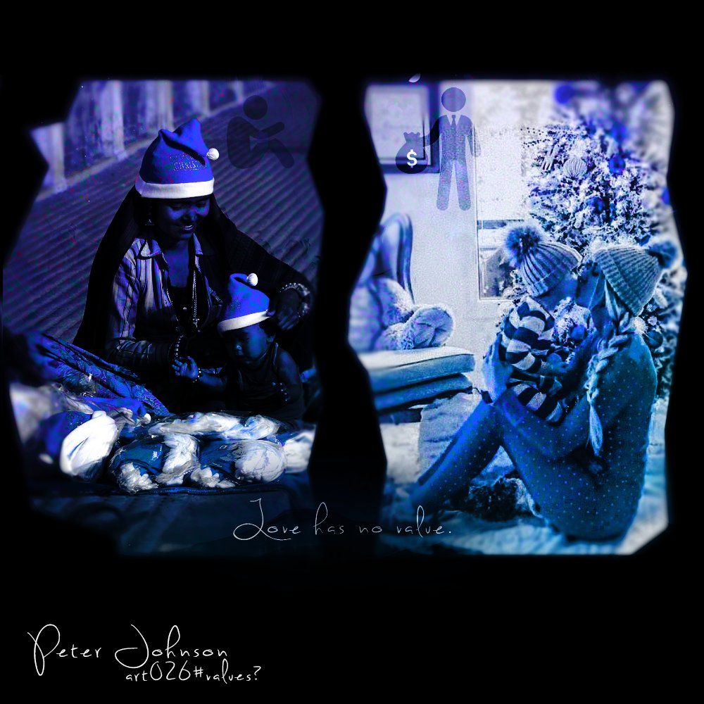PeterJohnart's tweet photo. art026#values?
Love worth everything.
#love #peterjohnson #christmas #nft #deep #rich #poor #value #digitalartist https://t.co/PH9XzeYI53