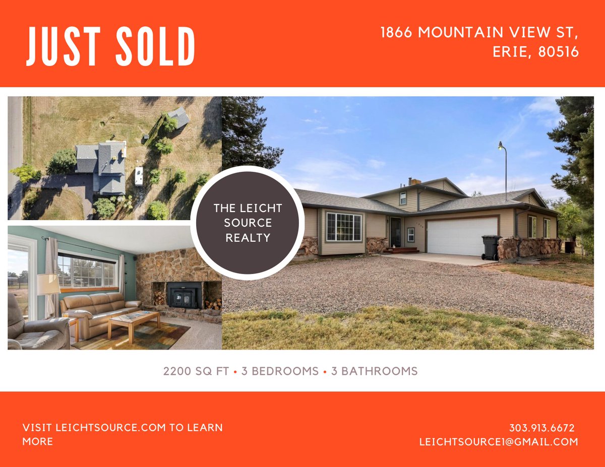 JessLeicht's tweet photo. JUST SOLD! So happy for our client &amp; his next journey out of state to buy his dream 🏡 on a lake. So honored he chose us to help him in this crazy #CO real estate market. #CORealEstate https://t.co/llqykeWwWo